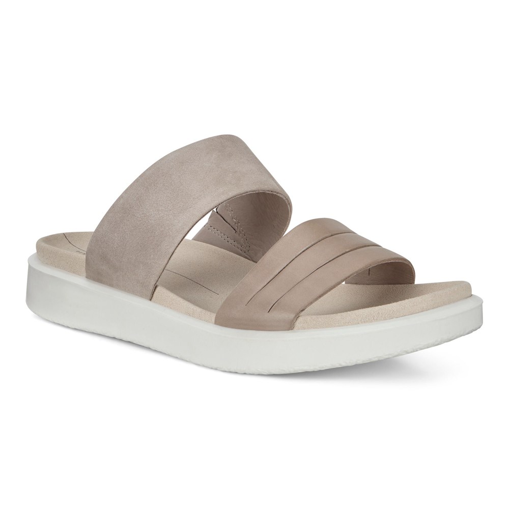 Sandalias Mujer - ECCO Flowt W Flat - Grises - XBC624751